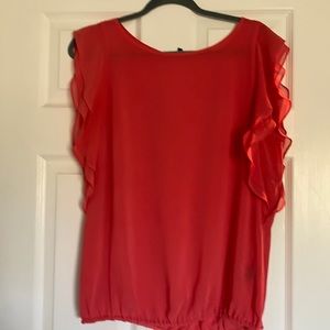 RW & Co Flutter Blouse